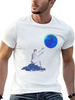 Atom Punk Aesthetic Vaporwave Skeleton Unisex Short Sleeve Soft Cotton T-Shirt – Casual Everyday Wear