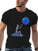 Atom Punk Aesthetic Vaporwave Skeleton Unisex Short Sleeve Soft Cotton T-Shirt – Casual Everyday Wear